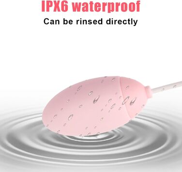 Вібруюче яйце для дорослих: міні-іграшка для жінок, вібруючий масажер G-точки, 10 режимів, силіконовий вібратор, секс-машина