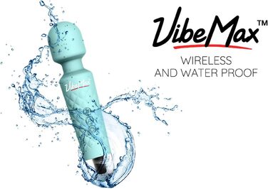 Масажер VibeMax: Бездротовий, Водонепроникний, Міні, Турквоаз