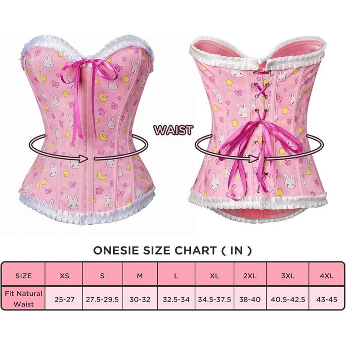 Кросет з мережива LittleForBig для жінок з шнурівкою, повномірний бюст, корсаж, бодішейпер, топ, рожевий, XXL
