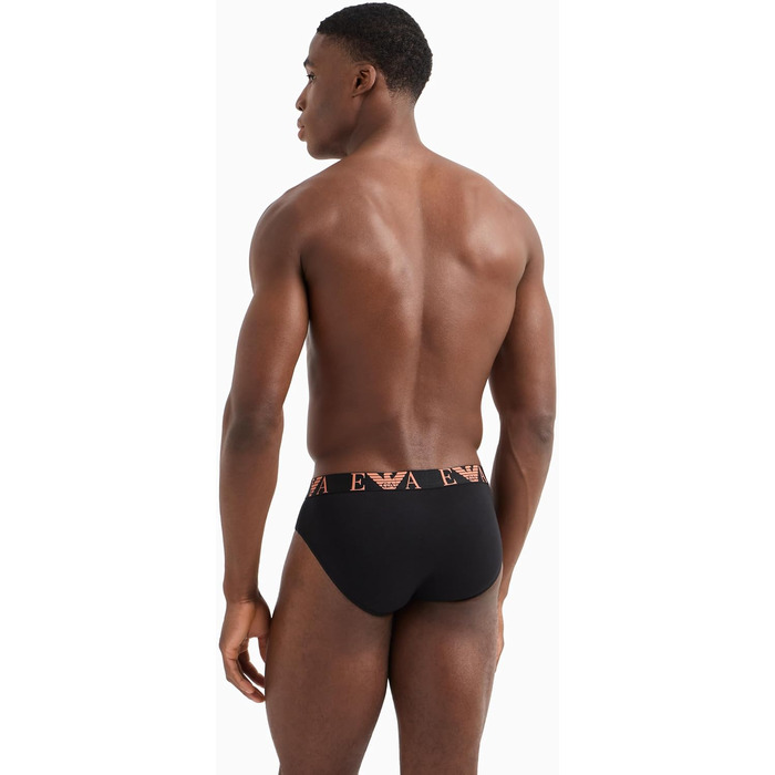 Труси чоловічі Emporio Armani (3 шт. в упаковці) (L, чорний)