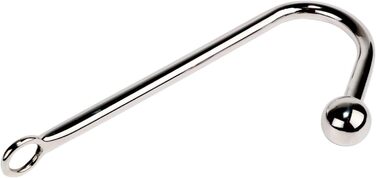 Анальний плаг-кулька 30 мм з металевим гачком для дорослих. Іграшки для БДСМ.