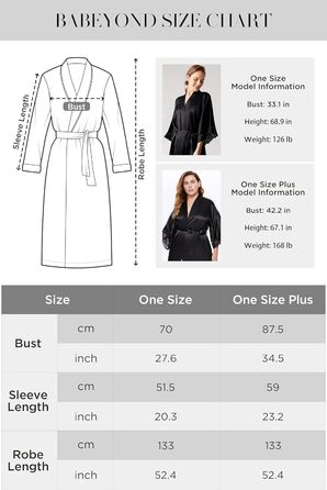 Халат BABEYOND з атласу, довгий, шовковистий, з мереживом, для наречених та гостей весілля, легкий, універсальний розмір, великі розміри, колір шампань