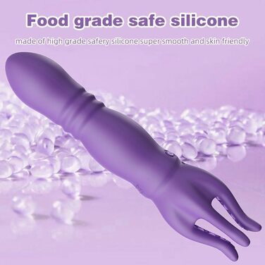 Вібраційний анальний дildo 2-в-1 з 9 режимів вібрації та стимулятором для чоловічих та жіночих статевих органів