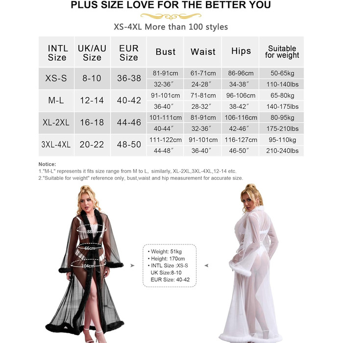 Жіночий халат Ohyeahlady Morgenmantel: сексуальний кімоно з тюлю та штучного хутра, довгий, прозорий, мереживний, для дому, великі розміри, XS-S, рожевий