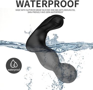 Вібратор для жінок G-точка та клітора, 7 режимів вібрації, 7 режимів гойдання, вібратор-метелик, анальний дилда, секс-іграшки з пультом дистанційного керування для пар, чорний