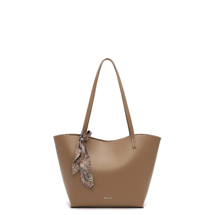 Жіноча сумка-шопер Tamaris Margarethe 34710 однотонна (колір Taupe, універсальний розмір)