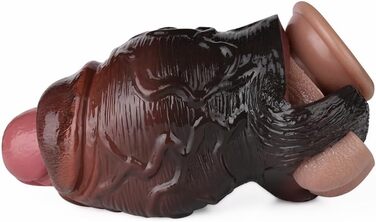 Реалістичний пеніс-чохли з силікону, пеніс-рукав з товстим мошонкою, пеніс-чохол, 6 стилів на вибір, чоловічий екстендер для збільшення пеніса, SM, сексуальні іграшки (колір м'яса, C)