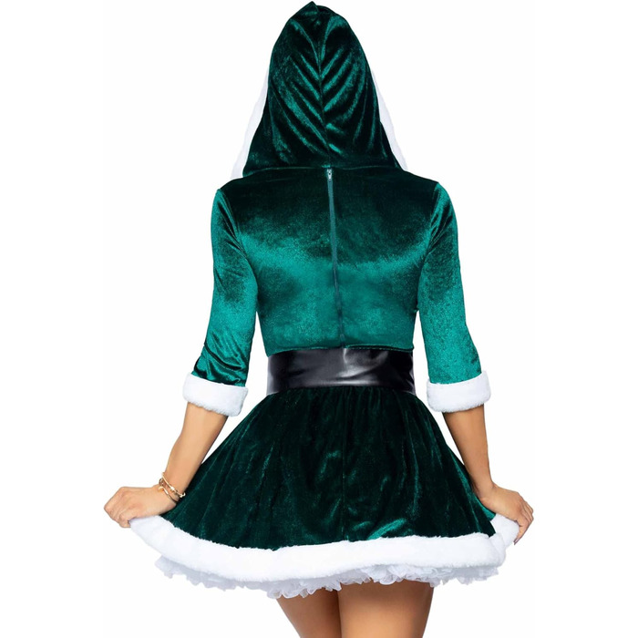 Костюм Санти для жінок Leg Avenue, червоно-білий, розмір S-M