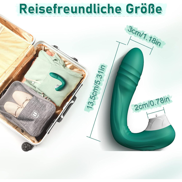 Вібратор для жінок G-Punkt з функцією імпульсу та режимами виділення, водонепроникний вібратор з силікону для клітора, G-Dildo для дорослих