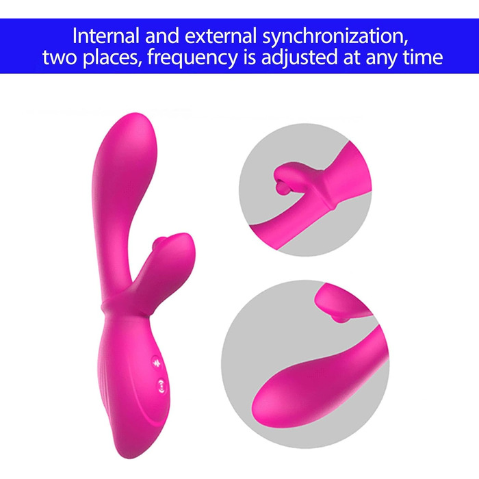 Вібратор G-Spot з силікону для жінок та пар: 10+10 режимів, фіолетовий