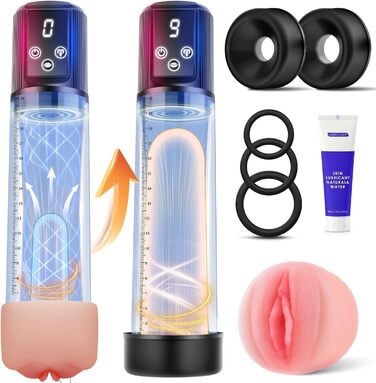 Набір секс-іграшок для пар Eisches: вібратори з 10 режимами, стимулятори клітора, сосків, пеніса, кільце для пеніса, анальний плагін