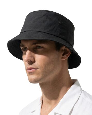 Сонцезахисний капелюх-панама Zylioo XXL/XL/L, великий розмір, швидкосохнучий рибальський капелюх від UV-променів для гольфу та відпочинку, чорний
