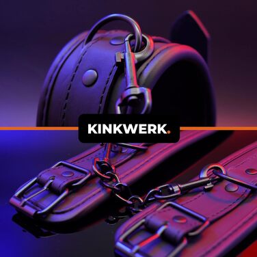 Кафтанчики Real PU для зв'язування рук | З металевим кільцем | Гнучкі та міцні для BDSM-ігор | З комфортною підкладкою | Естетичний, дискретний дизайн | BDSM, Bondage (руки)