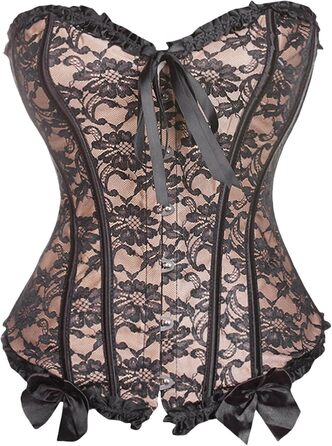 Корсет для жінок, корсет для схуднення живота, бодішейпер, мідер для талії, цинчер, трейнер для талії, костюмний корсет, бежевий, 6XL