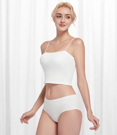 Бодібель Bobelle (5 шт.): бавовняні дихаючі труси для жінок. М'які, зручні, еластичні сліпи (S-XXL), багатоколірні