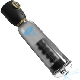 Електричний мастурбатор 2-в-1: насос для збільшення та стимуляції пеніса. Автоматичний вакуумний стимулятор для чоловіків