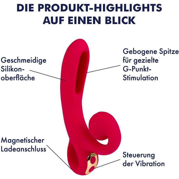 Вібратор EIS, Силіконовий Зайчик з Датчиком Чутливості, 18 см, Водостійкий (IPX7), Перезаряджуваний, 2 Мотори з 7 Програмами, Безпечний для Шкіри, Датчик Чутливості в Стволі