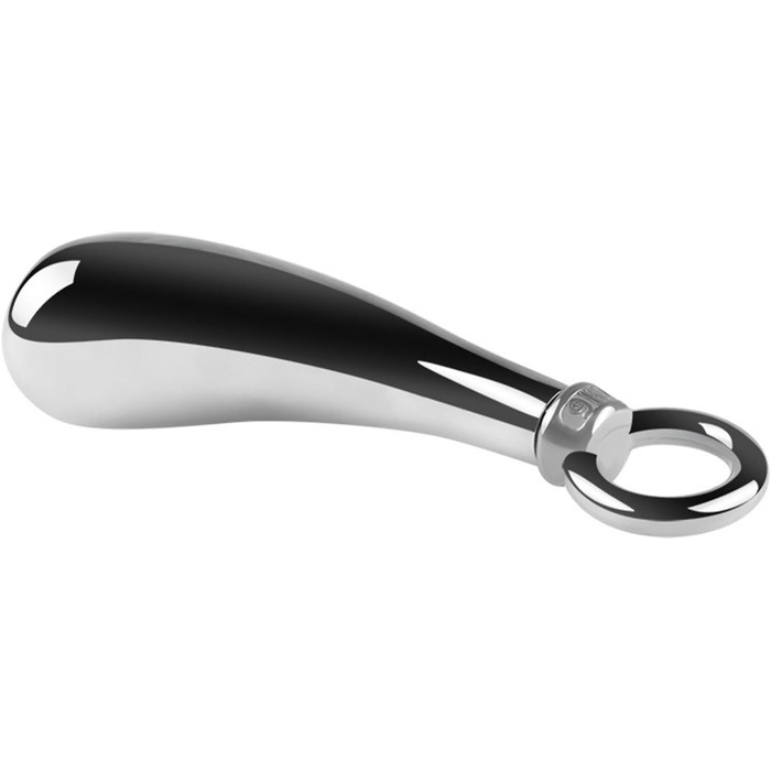 Анальний масажер JXszxbt з нержавіючої сталі (S, M, L) з кільцем для фіксації. Стимулятор G-точки, масажер простати, ануса. Іграшка для дорослих для жінок, чоловіків, пар.