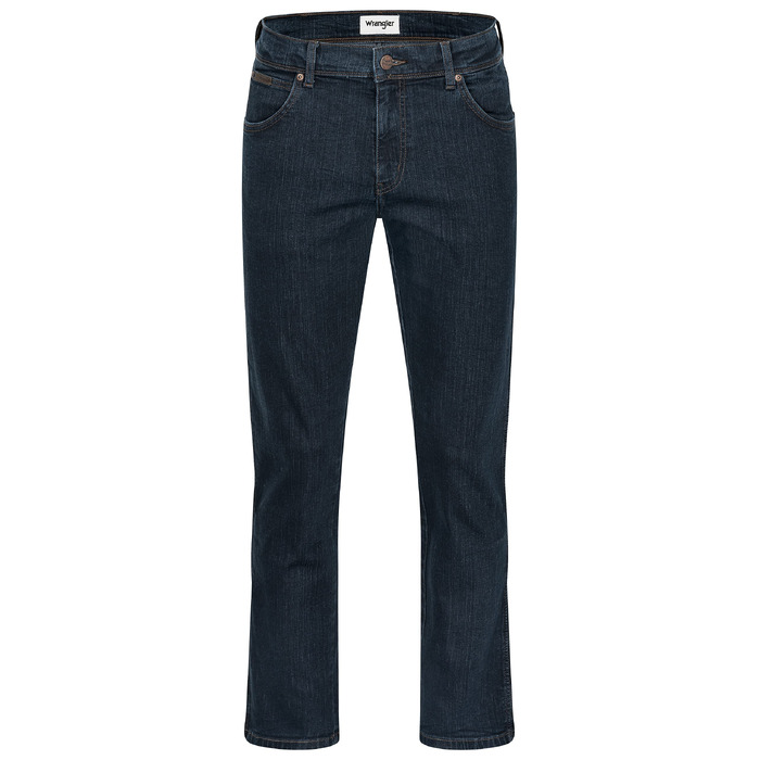 Чоловічі стрейч-джинси Wrangler Texas Regular Fit Authentic Straight, Blue Black (W40/L32)