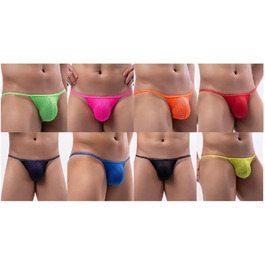 Танга чоловічі Faringoto з сітки, низька талія, сітчаста трусики, 8 кольорів