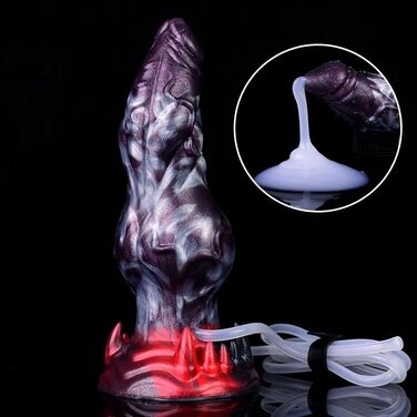 Анальний вібратор Jixaxe Fantasy з функцією пульсації, форма дракона, силікон, для жінок та чоловіків