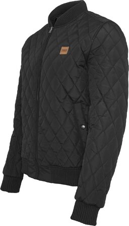 Чоловіча стібана куртка Urban Classics Diamond Quilt Jacket, великий розмір 4XL, чорна