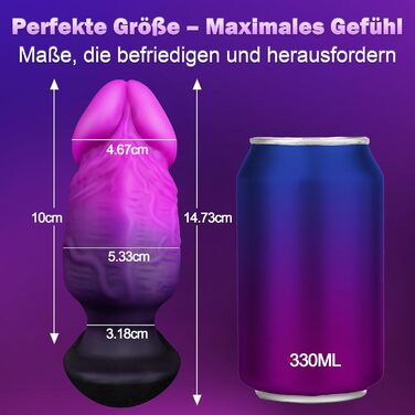 Анальний плагін для чоловіків та жінок, XXL, силіконовий, реалістичний, для початківців - секс-іграшка для анального задоволення