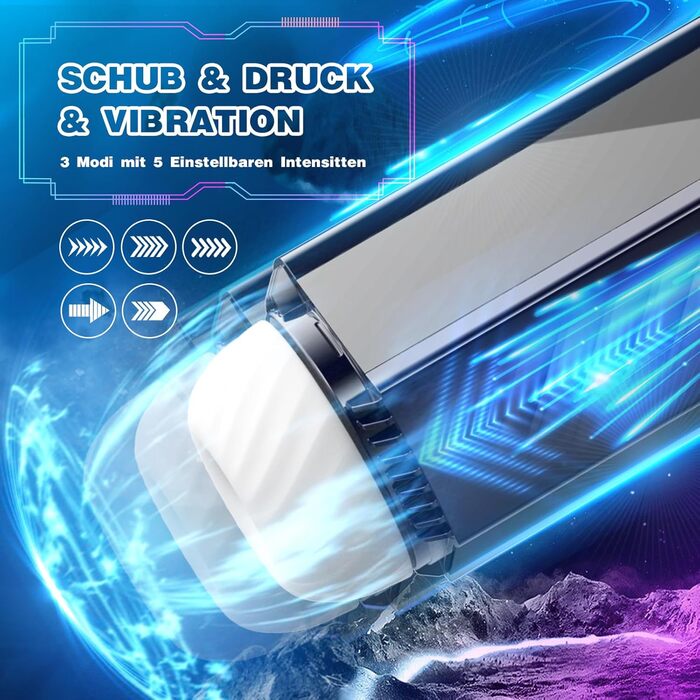 Електричний мастурбатор для чоловіків з 5 режимами, сексуальні іграшки для чоловіків