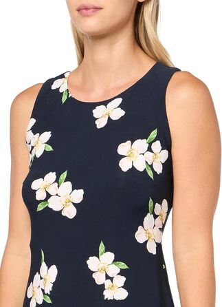 Сукня Tommy Hilfiger Scuba Crepe з кишенями, Sky Captain Multi, 12 Petite