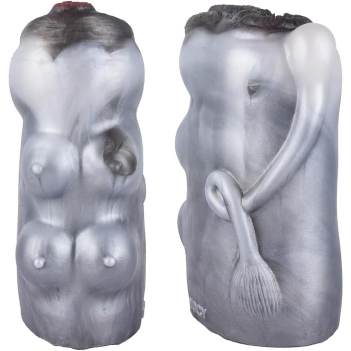 Масажер для чоловіків Guspiun 670g з реалістичним дизайном, 3D силікон, подвійний тунель, сексуальна іграшка для соло