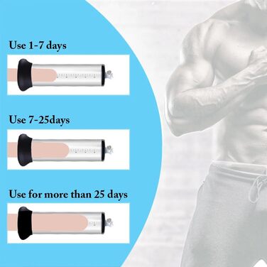 Насос для збільшення пеніса Guspiun з манометром та ручкою, 5 розмірів циліндрів, для чоловіків, допомога в ерекції, еротичні іграшки