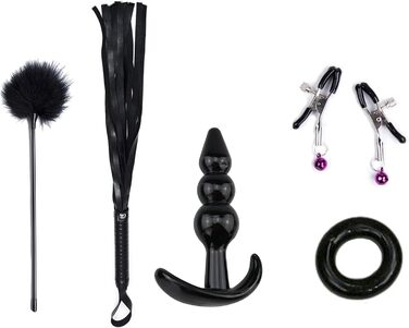 Набір для бондеражу з 18 предметів: фета, наручники, маска для очей. Ідеально для початківців та досвідчених. Еротичні іграшки для пар