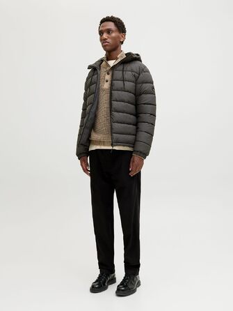 Чоловіча стібана куртка JACK & JONES, колір Asphalt, розмір S