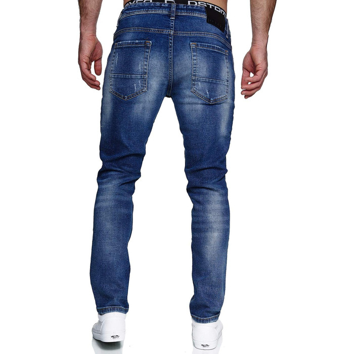 Чоловічі джинси MERISH Slim Fit з еластичного деніму, модель 1507 (42W / 34L, колір Denim)