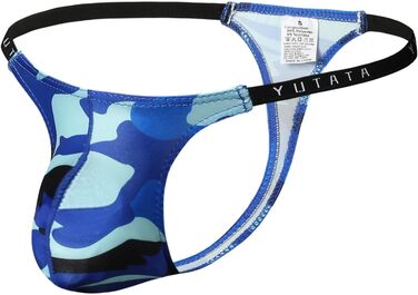 Танга чоловічі Faringoto, камуфляж, низька посадка, XL, 4 шт.