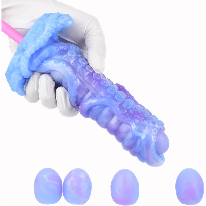 Анальний дildo з силікону Qiyasex з 5 кульками - для чоловіків та жінок