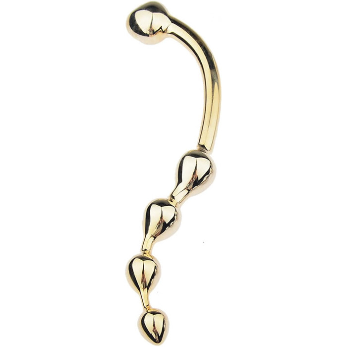 Металевий анальний плагін з нержавіючої сталі - дилдо для дорослих, унісекс. Іграшка для секс-ігор, мастурбації. Довгий бат-плаг, секс-машина.