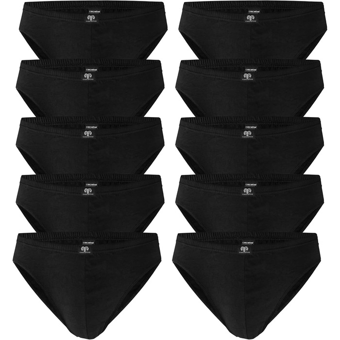 Труси чоловічі Ceceba 1818, 10 шт. в упаковці, чорний, розмір L