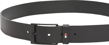 Чоловічий шкіряний ремінь Tommy Hilfiger Layton, 3.5 см, чорний