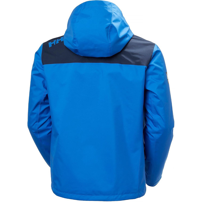 Чоловіча утеплена куртка-мідлейєр Helly Hansen Midlayer Crew Jacket 2.0 з капюшоном, водонепроникна outdoor куртка (L, Kobalt 2.0)