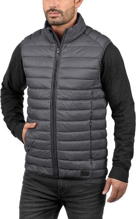 Чоловіча стібана жилетка Blend BHNille Outdoor темно-сірого кольору (Ebony Grey), розмір 3XL