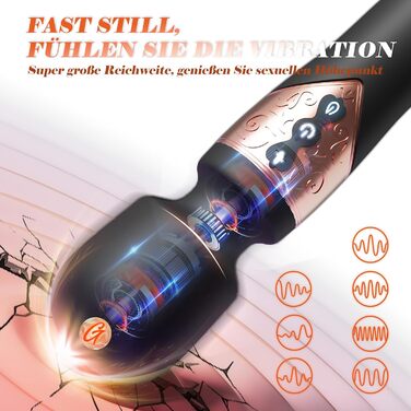 Вібратор для жінок, секс-іграшка з 10 режимами, масажер простати, чорний