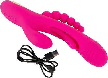 Вібратор для дорослих Sweet Smile Triple Vibe Rosa - 3,6 см