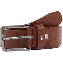 Чоловічий шкіряний ремінь Tommy Hilfiger Oliver, коричневий (Coffee Bean), 110 см