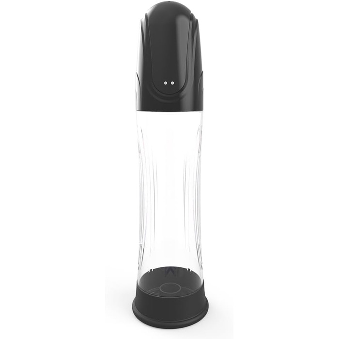 Електрична вакуумна помпа для збільшення статевого члена з акумулятором, LCD дисплеєм та USB-зарядкою - 20см Ø7см - для чоловіків, підтримка ерекції, тренування потенції