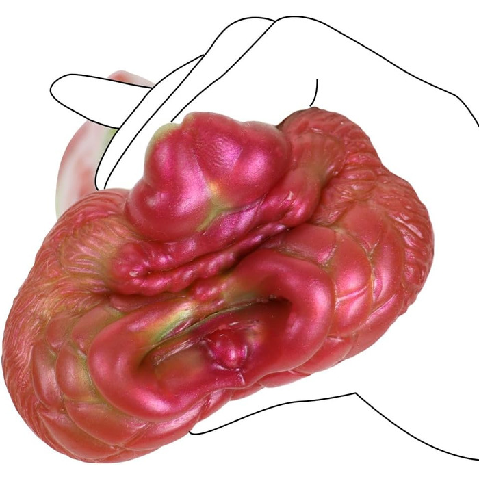Масажер для чоловіків 2-в-1 з реалістичною силіконовою вагіною. Іграшка для дорослих, масаж пеніса, силікон.