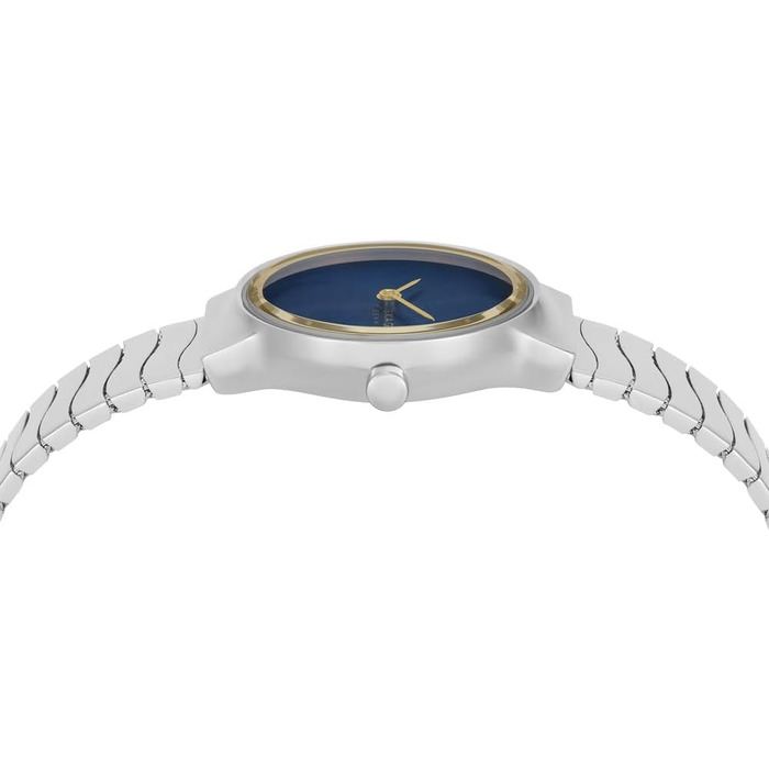 Жіночий кварцовий годинник Skagen Freja Lille (26 мм), золотистий з чорним циферблатом, сталевий або шкіряний ремінець