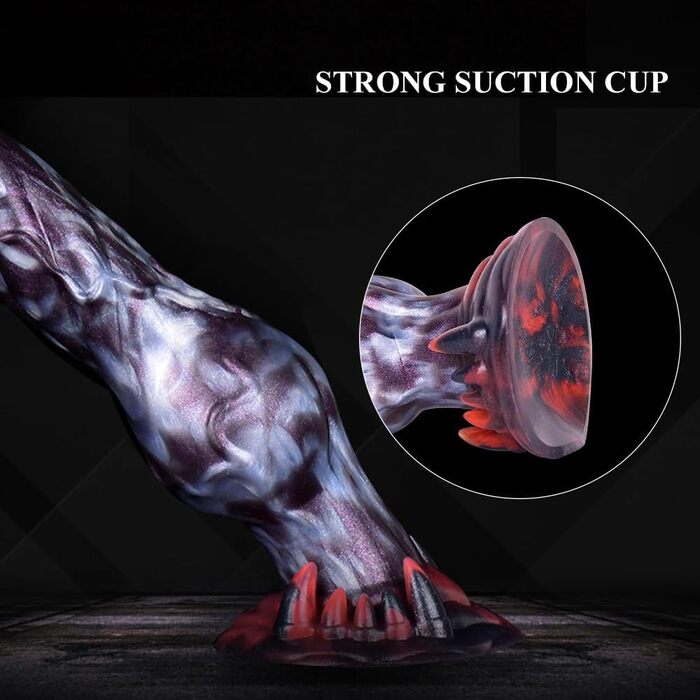 Анальний вібратор Jixaxe Fantasy з функцією пульсації, форма дракона, силікон, для жінок та чоловіків