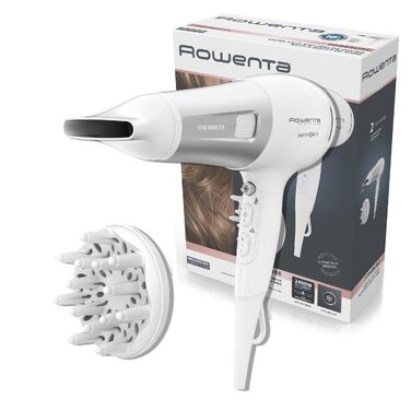 Фен для волосся Rowenta Powerline CV5930 з іонізацією Ionic Booster, 6 режимів температури та швидкості, функція холодного обдуву
