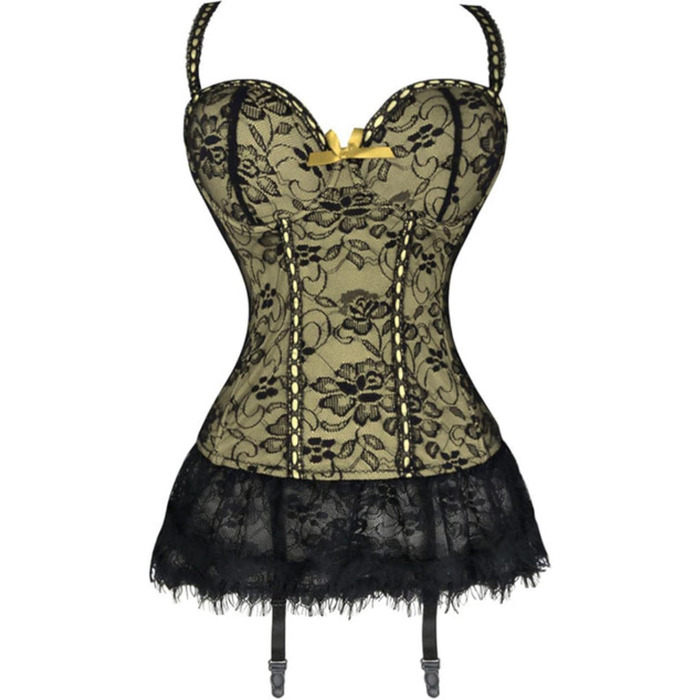 Корсет YIHANS для жінок: готичний дизайн, мереживо, сексуальний еротичний стиль